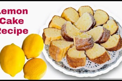 Quick and Moist Lemon Cake