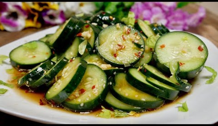 Spicy Asian Cucumber Salad