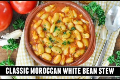 Moroccan Loubia (White Bean Stew)