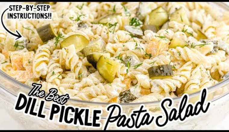 Dill Pickle Macaroni Salad