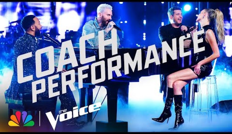 Kelsea, Bublé, John and Adam's INCREDIBLE Coach Performance of "Tiny Dancer"