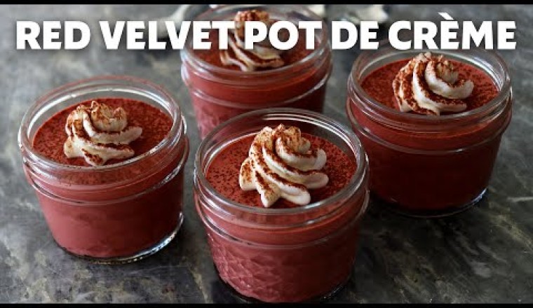 Red Velvet Pot de Crème