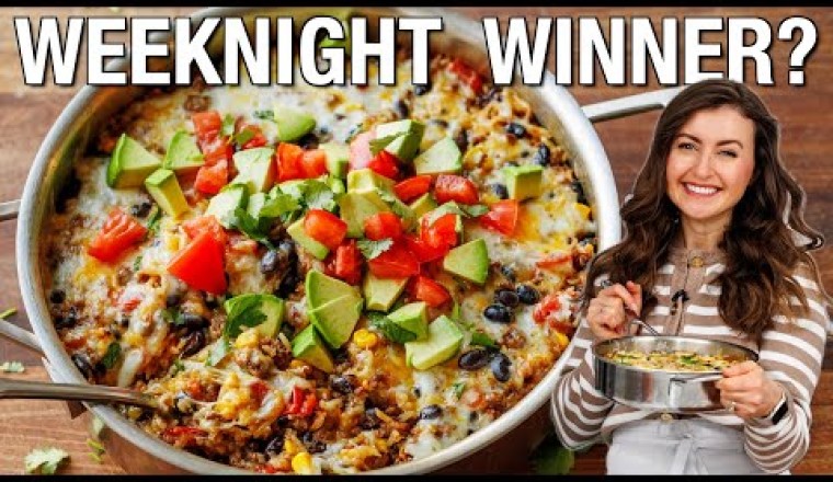 Easy Mexican Beef and Rice Skillet