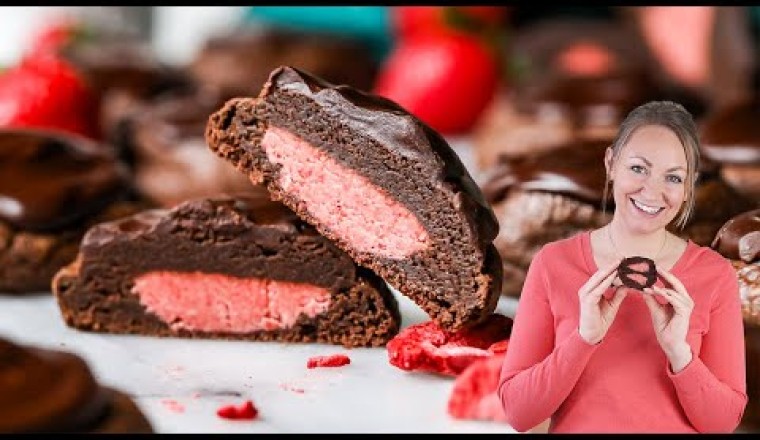 Chocolate Covered Strawberry Cookies