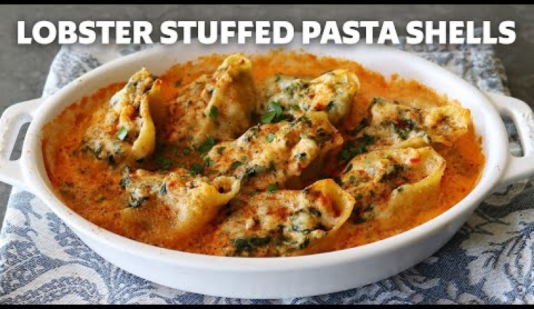 Lobster Stuffed Pasta Shells for Two