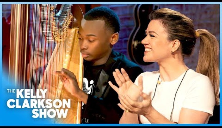 Teen Harpist Blows Kelly Clarkson Away With Emotional Performance
