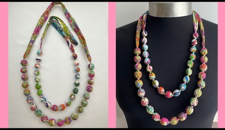 DIY Cloth Necklace Ideas