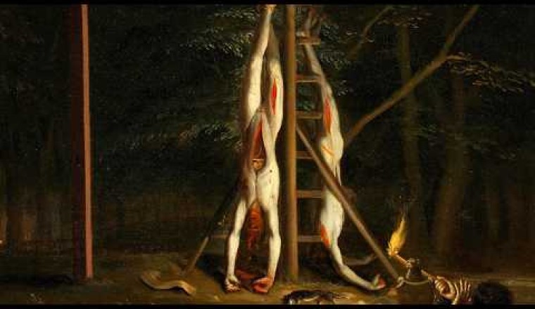 Jan de Baen's "The Corpses of the De Witt Brothers" (1672)