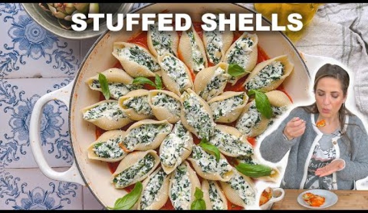 Spinach and Ricotta Stuffed Shells