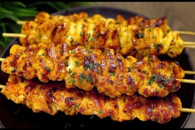 Easy Pan-fried Chicken Skewers