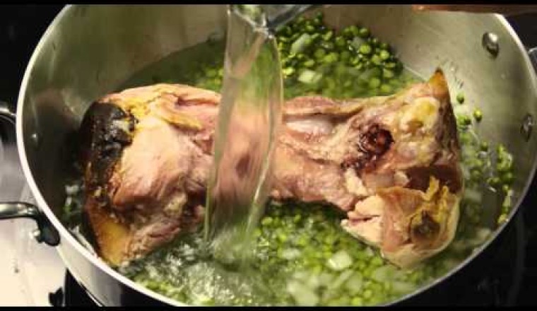 Easy Split Pea and Ham Soup
