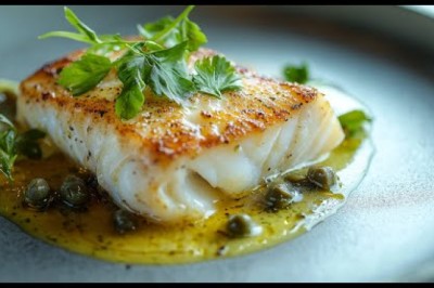 Lemon Butter Cod with Capers (Cod Fish Piccata)