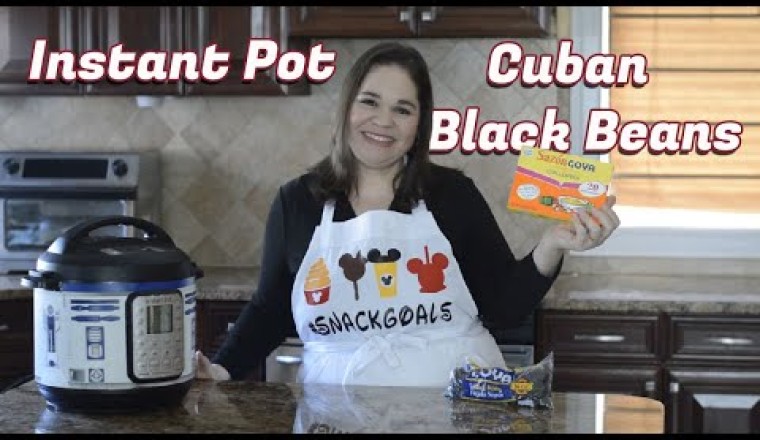Instant Pot Cuban Black Beans