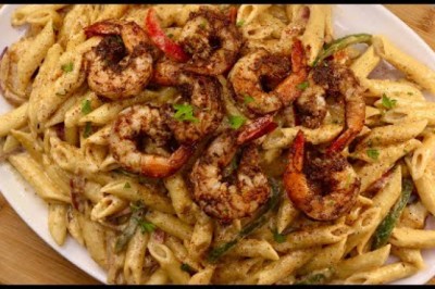 Jerk Shrimp Rasta Pasta