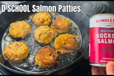 No Breadcrumb Salmon Croquette