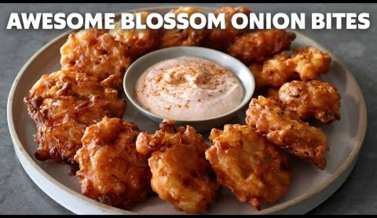 Crispy Blooming Onion Fritters