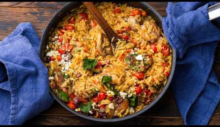 Chicken and Orzo - Effortless One-Pan Weeknight Dinner