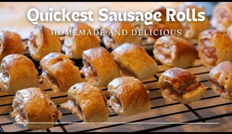 The Ultimate Homemade Sausage Rolls in 5 minutes