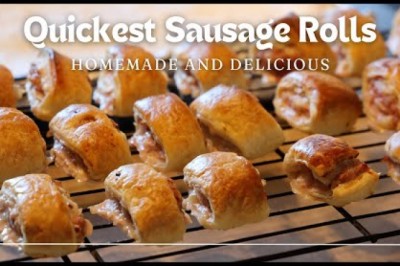 The Ultimate Homemade Sausage Rolls in 5 minutes