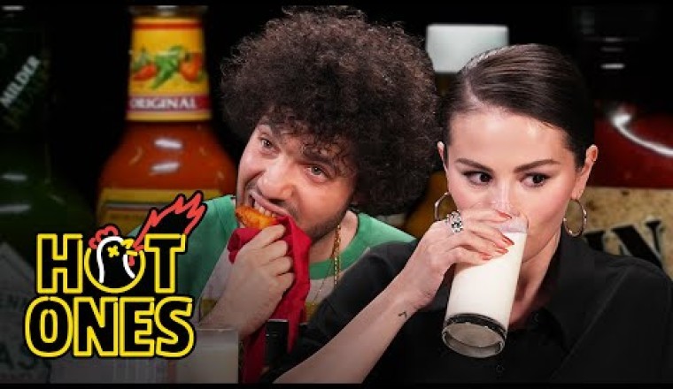 Selena Gomez and benny blanco Burn With Love While Eating Spicy Wings