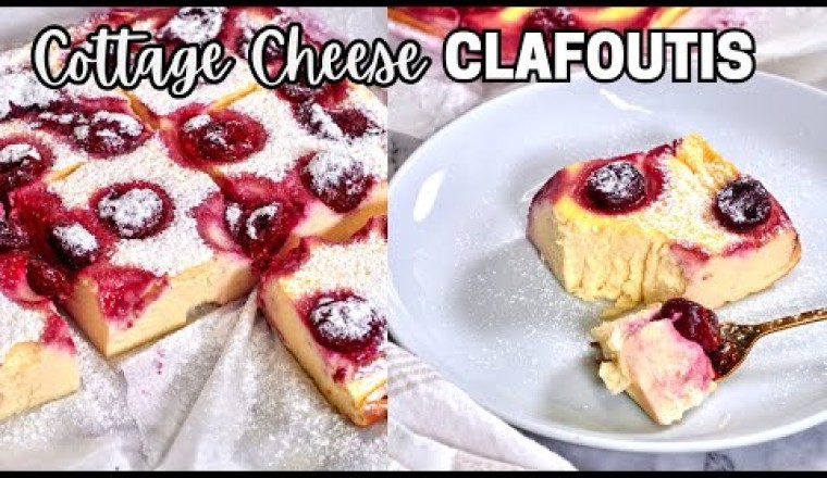 Healthy Berry Cottage Cheese Clafoutis