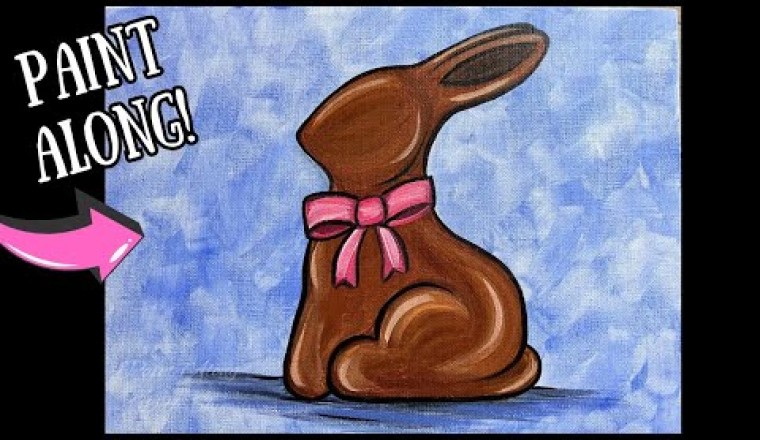 ‘Chocolate Bunny’ Easter Special Acrylic Painting Tutorial for Beginners