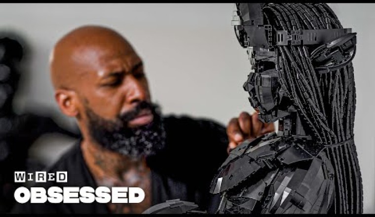 This LEGO Artist Builds Masterpieces Using All Black Bricks