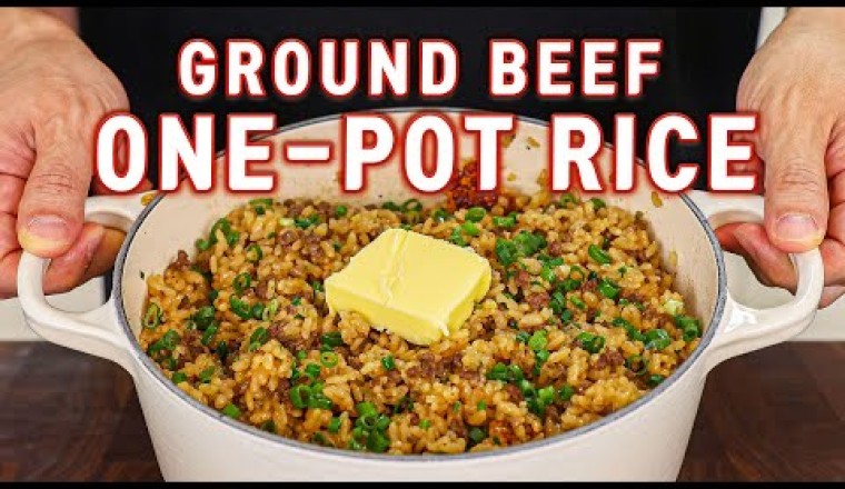 Korean Ground Beef One-Pot Rice