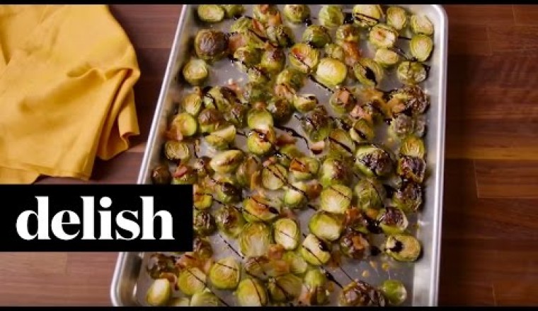 Bacon Balsamic Brussel Sprouts