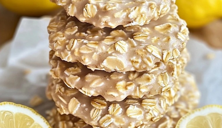 Lemon No-Bake Cookies