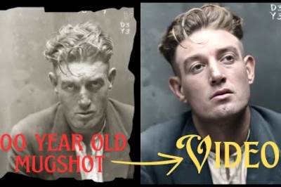 AI Brings 100-Year-Old Mugshots to Life in Stunning Color!