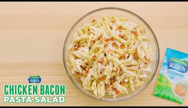 Chicken Bacon Ranch Pasta Salad