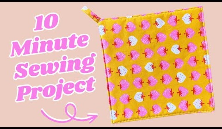 Quickest and Easiest Pot Holder To Make Ever!