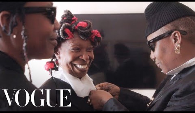 Whoopi Goldberg Gets Ready for the Met Gala