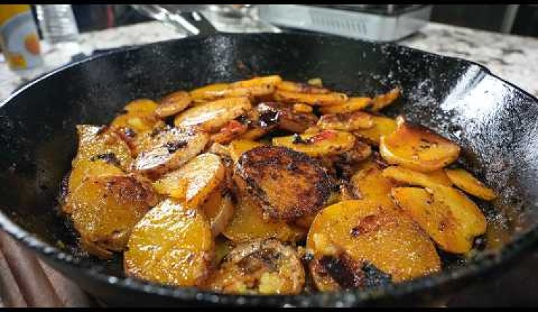 Cast Iron Potatoes and Onions
