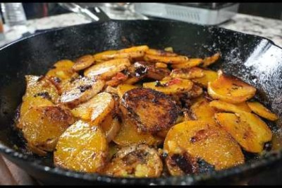 Cast Iron Potatoes and Onions