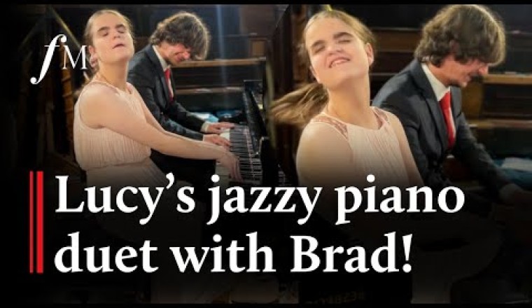 Star Pianist Lucy Improvises Infectious Boogie-Woogie Duet With Brad Kella