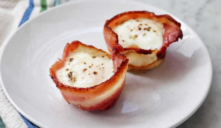 Easy Baked Bacon and Egg Bites