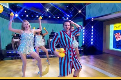 Jonathan Groff, ‘Just in Time’ Cast Perform Live
