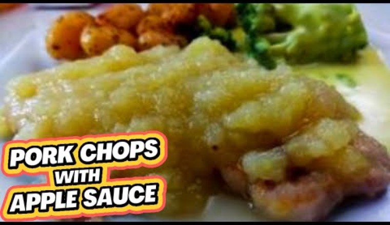 Classic Pork Chops with Applesauce