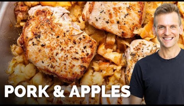 Modern Take on Classic Pork Chops With Applesauce