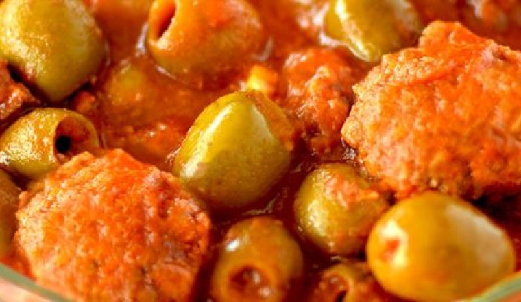 Moroccan Meatballs with Olives