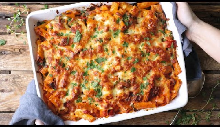Chicken and Bacon Pasta Bake