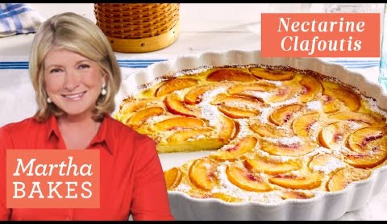 Martha Stewart's Nectarine Clafoutis