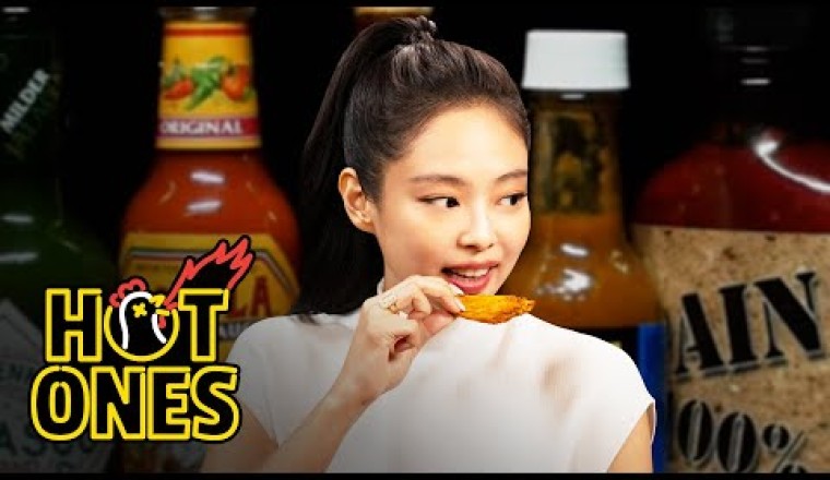 JENNIE Cries For Help While Eating Spicy Wings