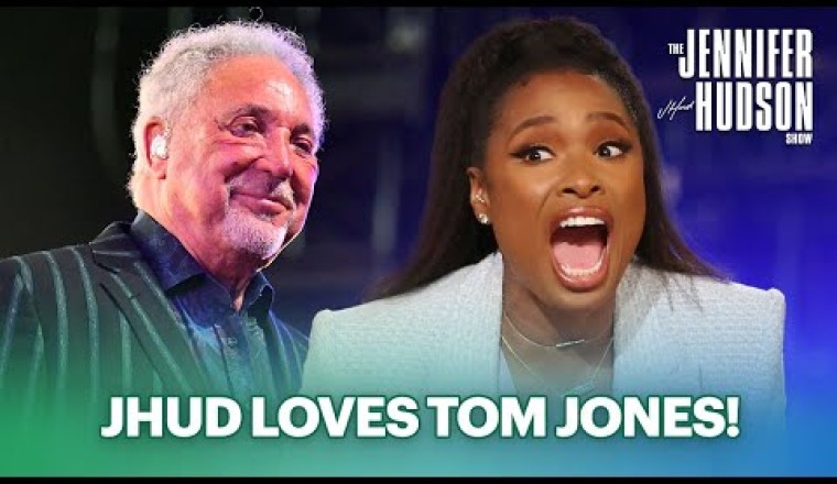 Jennifer Hudson Totally Swooning Over Tom Jones for 5 Minutes Straight!