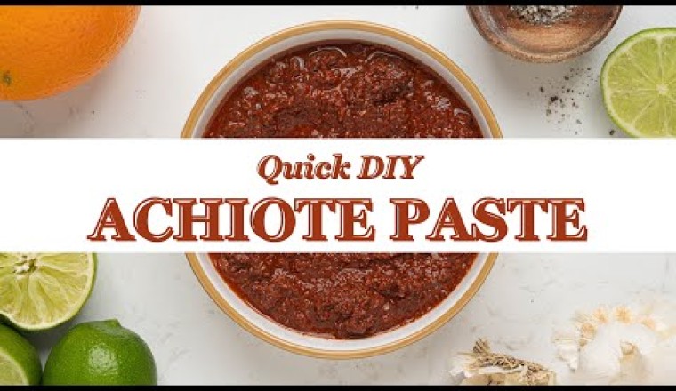 Quick Achiote (Annatto) Paste