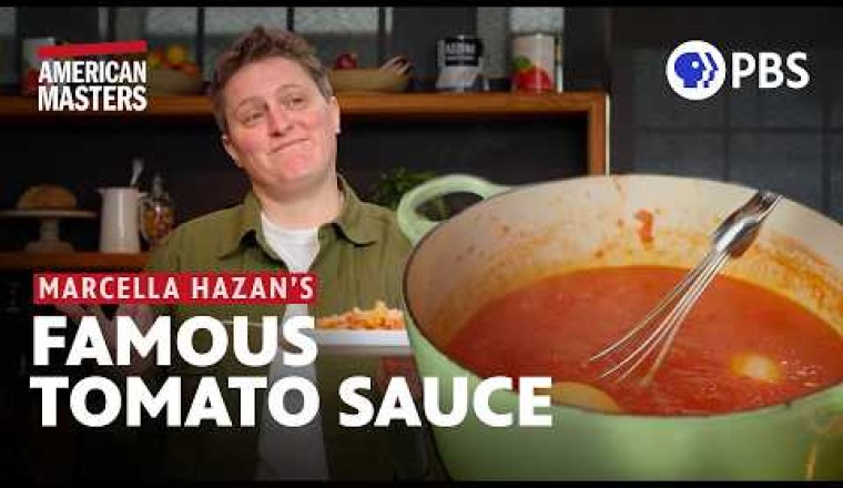 Marcella Hazan's Tomato Sauce with Onion and Butter