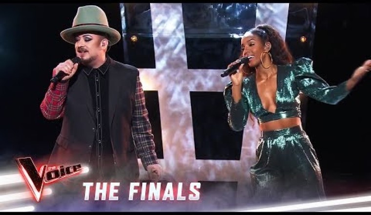 Kelly Rowland and Boy George sing 'Runaway Train'