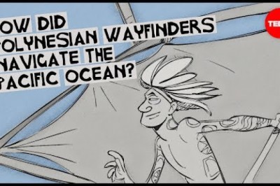 How did Polynesian wayfinders navigate the Pacific Ocean?
